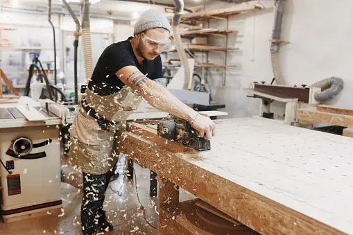Furniture manufacturing workshop